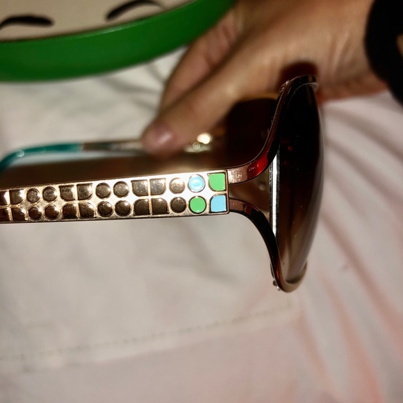 Barely Worn Goldtone Kate Spade Glasses & Case